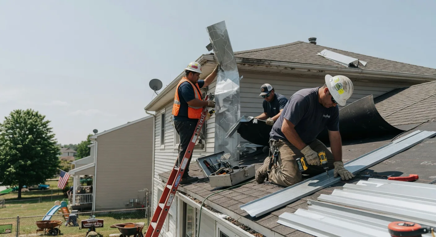 Metal Roof Repair in Bradenville, PA